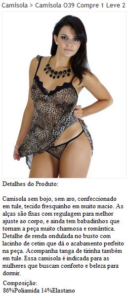 Camisola O39