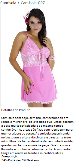 Camisola O07